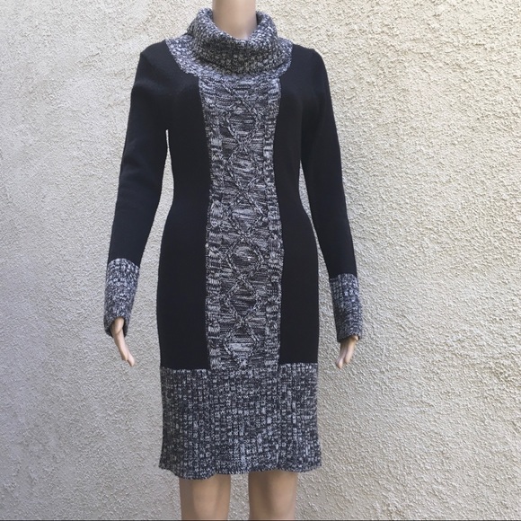Tiana B. Dresses & Skirts - ⭐️3/$15 Tiana B sweater dress, black & gray knit